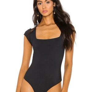Free People Square Eyes Bodysuit